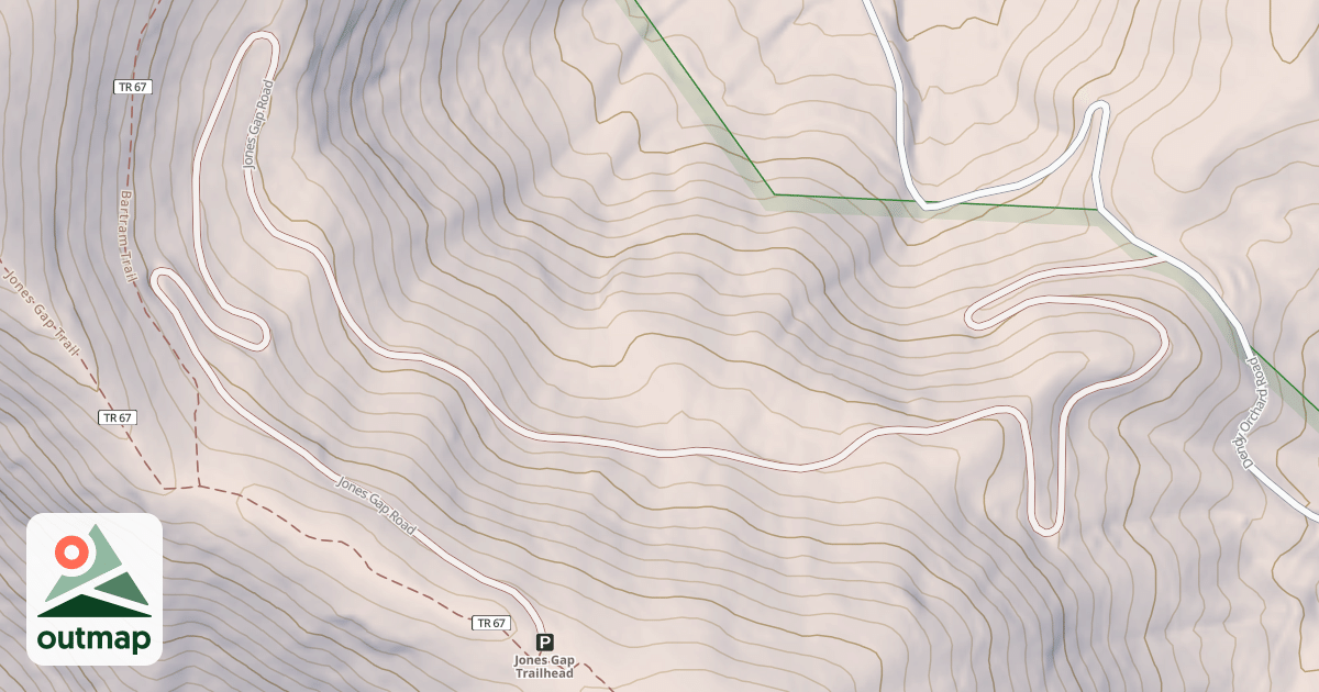 Map of JONES GAP