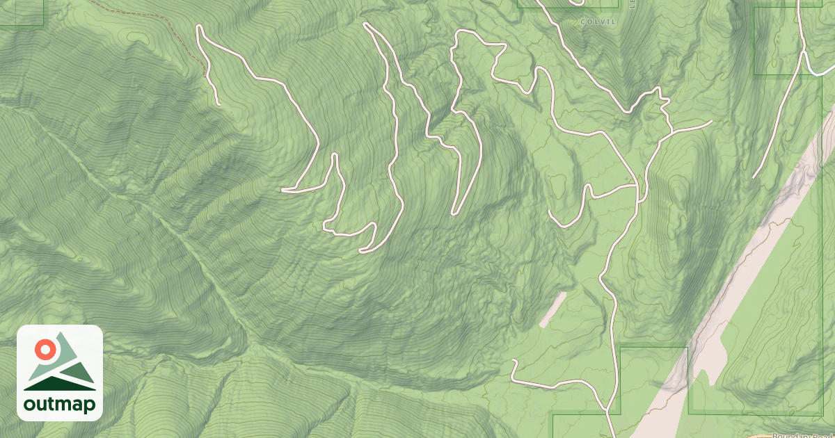 Map of FLUME CREEK