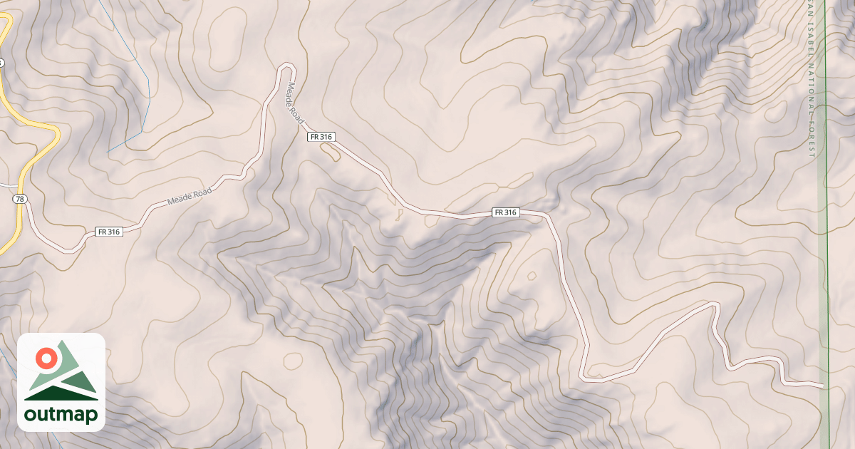 Map of MEADE