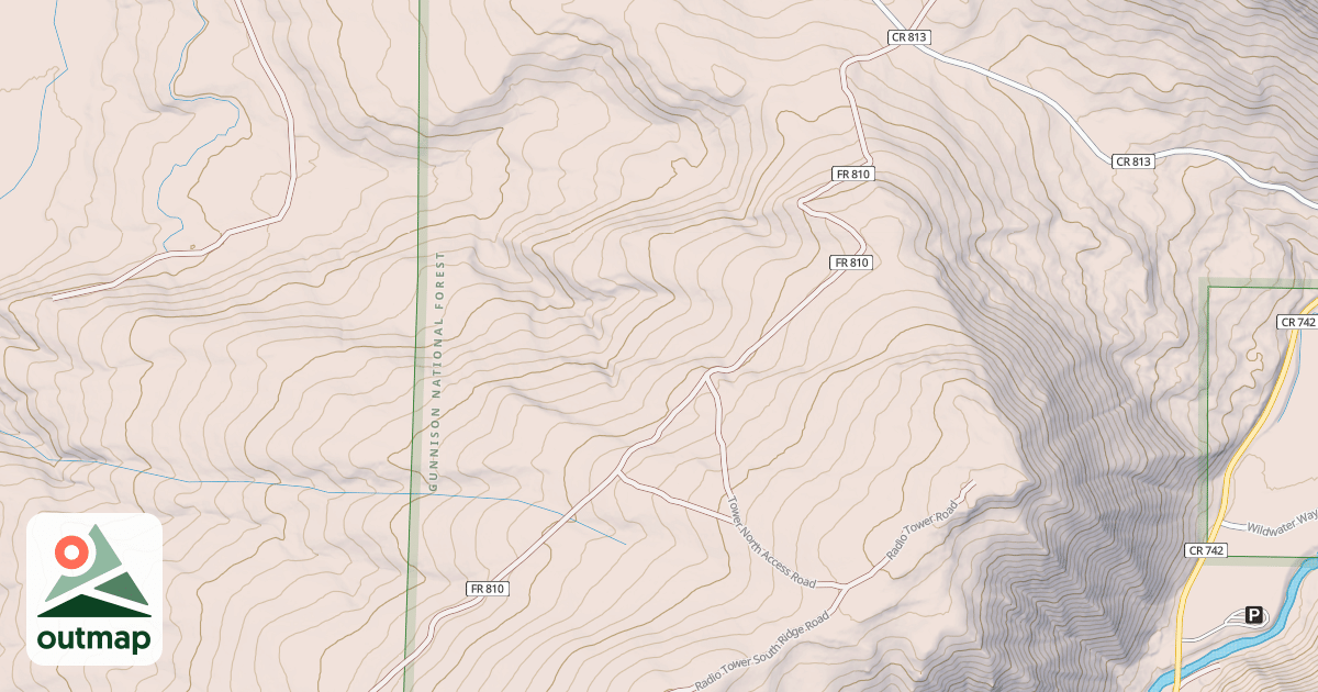 Map of TRIANGLE (ALMONT)