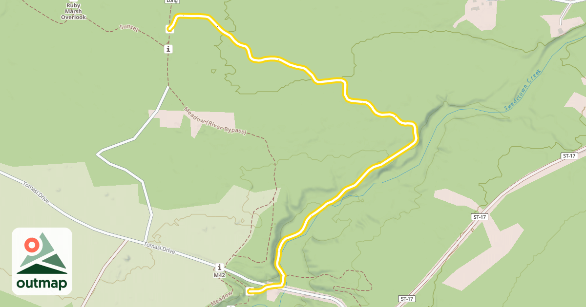 Map of Upper Creekside