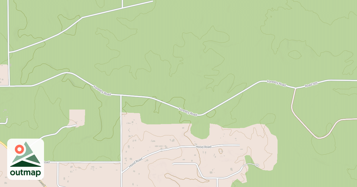 Map of USFS National Forest System Roads {5804FCD5-08F5-4808-BB08-C8EF9BDCECD1}