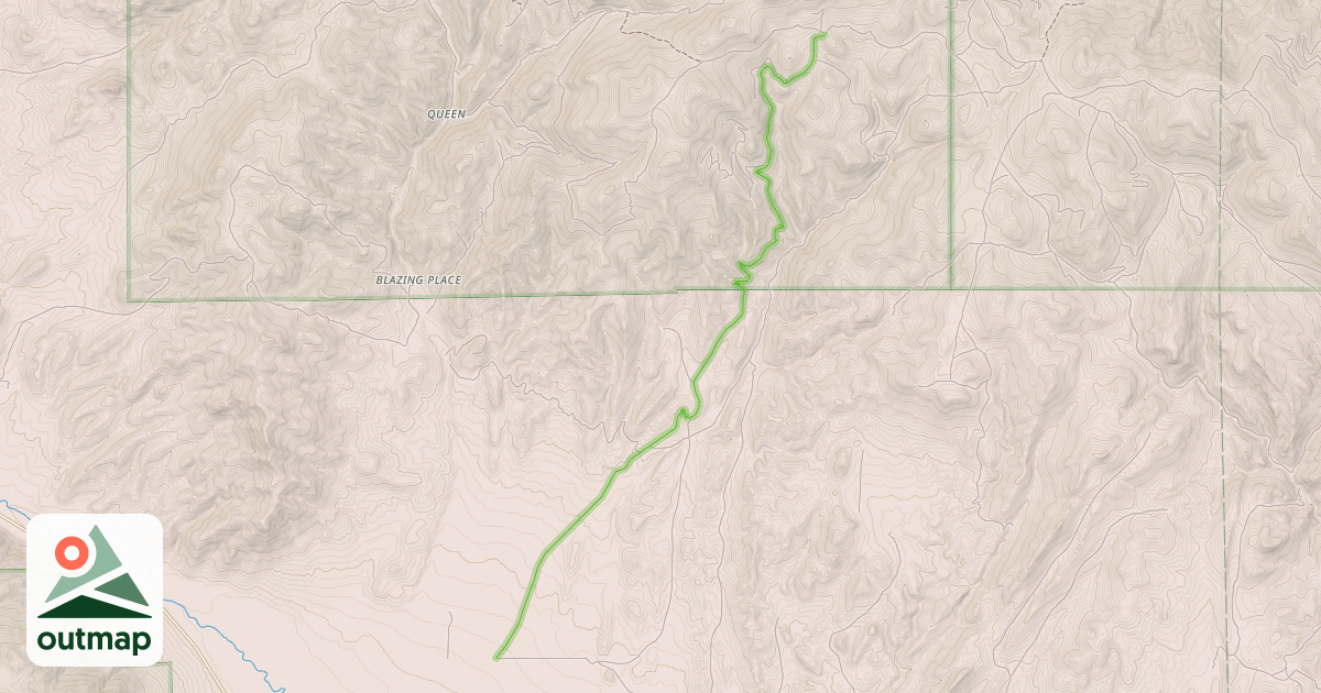 Map of Dry Creek Road