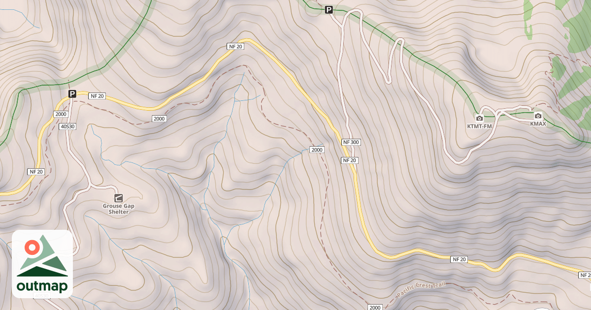Map of SISKIYOU DIVIDE