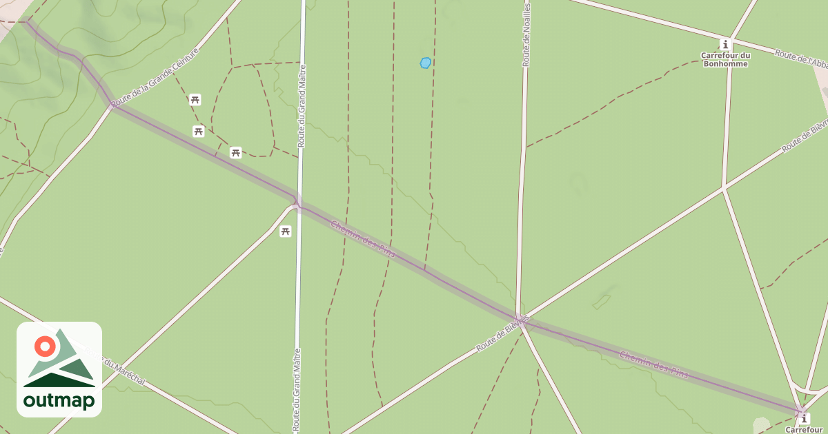 Map of Chemin des Pins