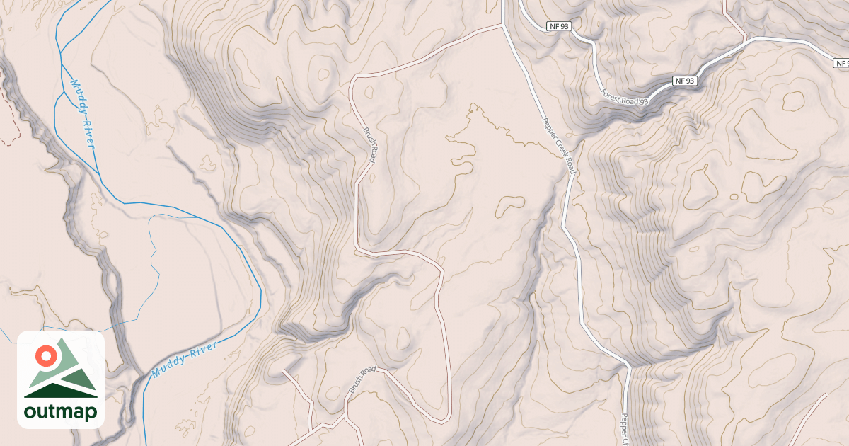 Map of BRUSH