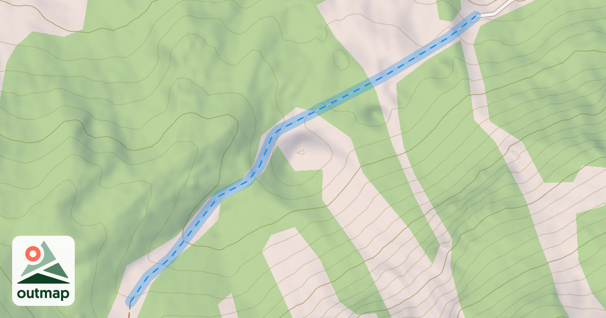 Map of (abandonné) piste 94