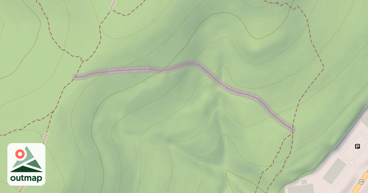 Map of ECOZ Red Dot Trail