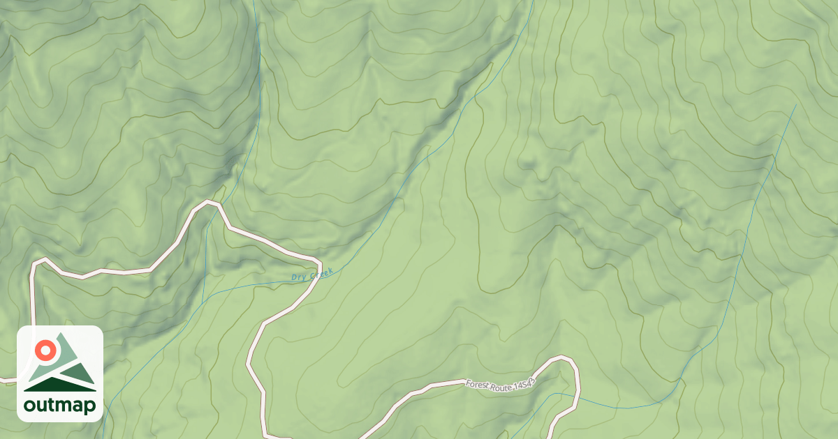 Map of DARK CANYON