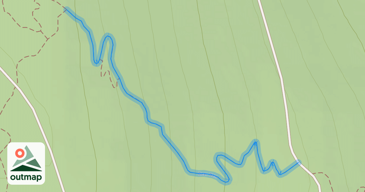 Map of Bear Den