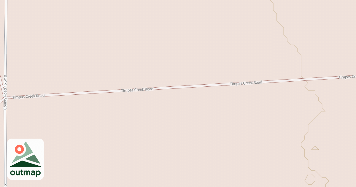Map of TIMPAS CREEK