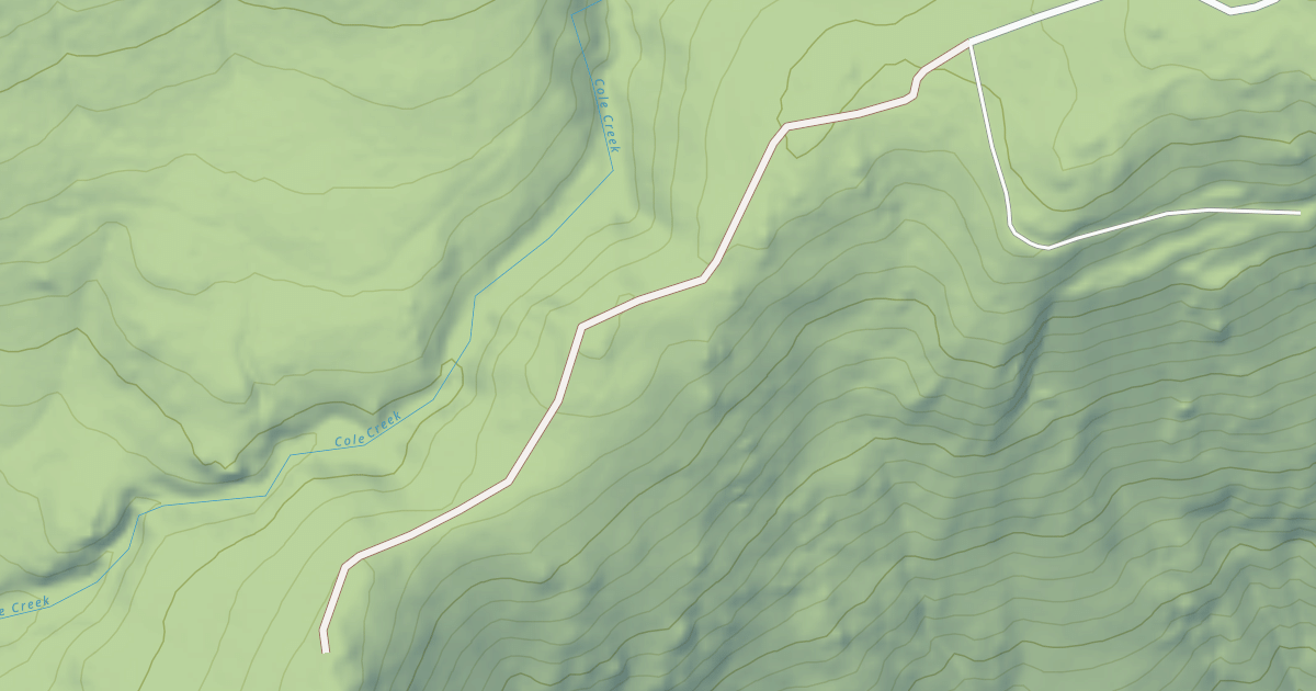 Map preview of PENSTOCK SPUR