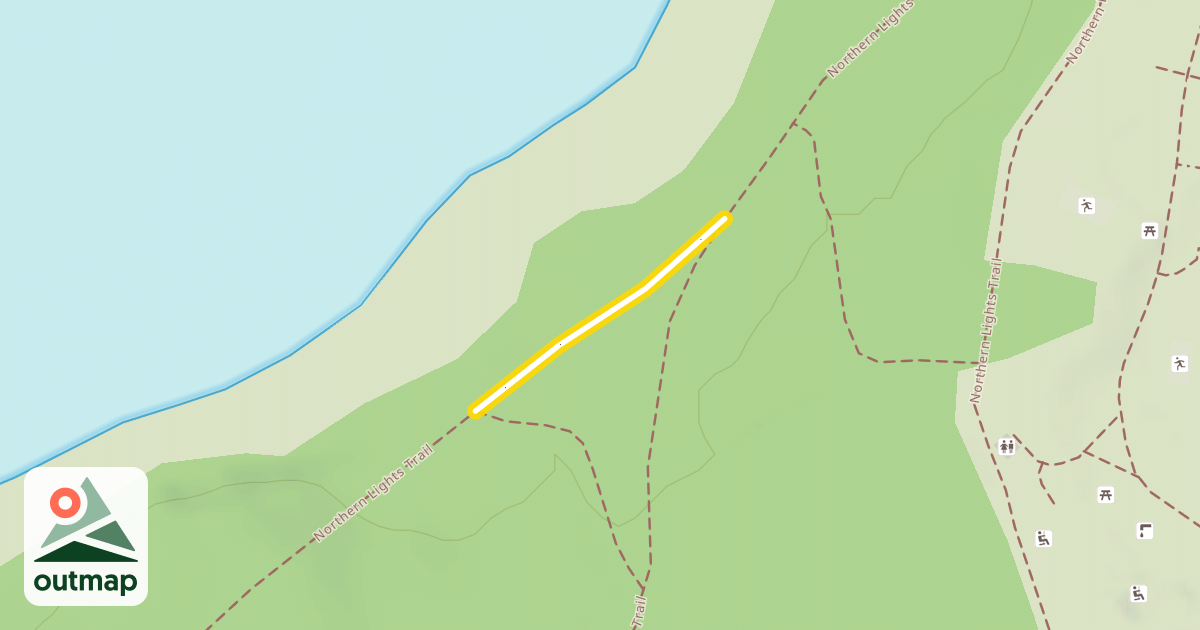 Map of Northern Lights Trail