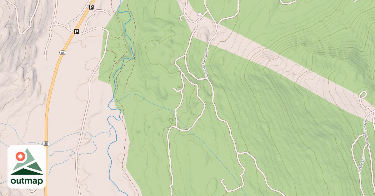 Map of HAWKINS SPUR  C