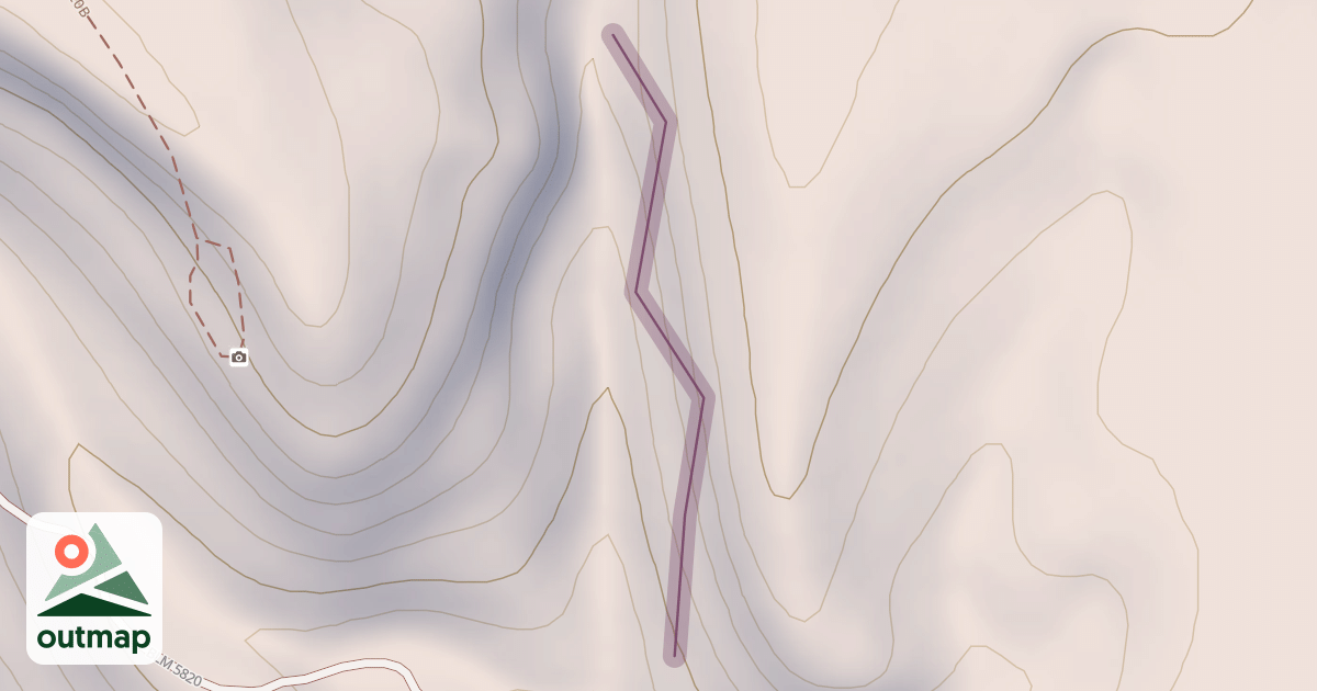 Map of Climbing Crag
