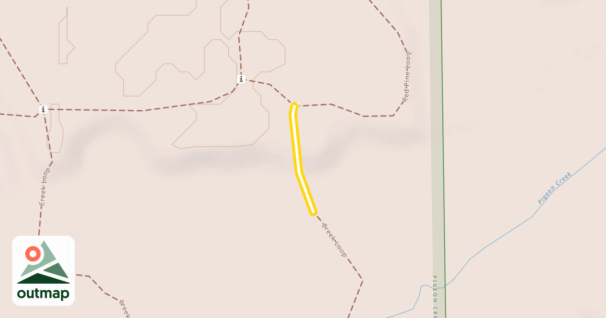 Map of Creek Loop