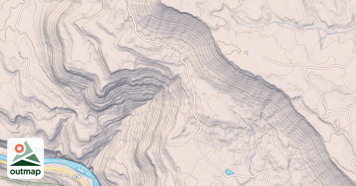 Map of BLM National GTLF Public Motorized Roads 498e8297-2586-49e4-a016-b7d56a511805