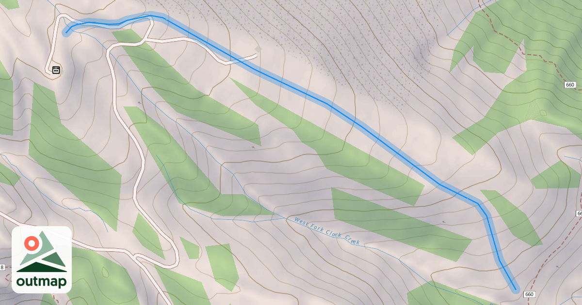 Map of Shooting Star Ridge