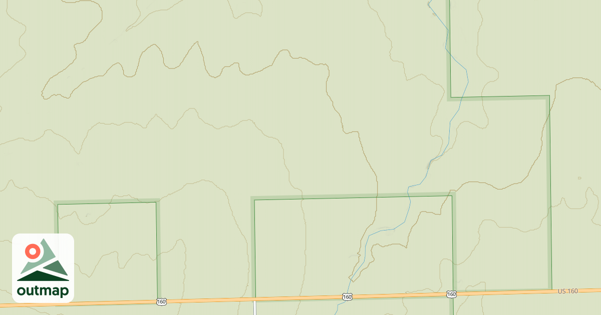 Map of SOUTH ANTELOPE TANK