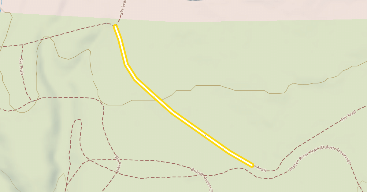 Map preview of Ski Trail