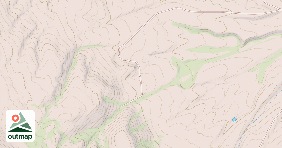 Map of DUCK CREEK SPUR D