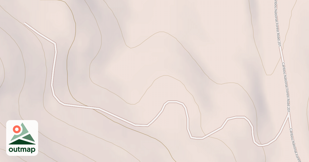 Map of Spurce Spur West