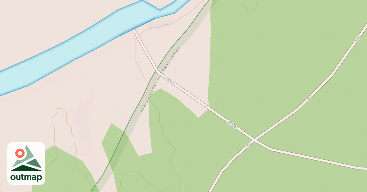Map of COON ISLAND