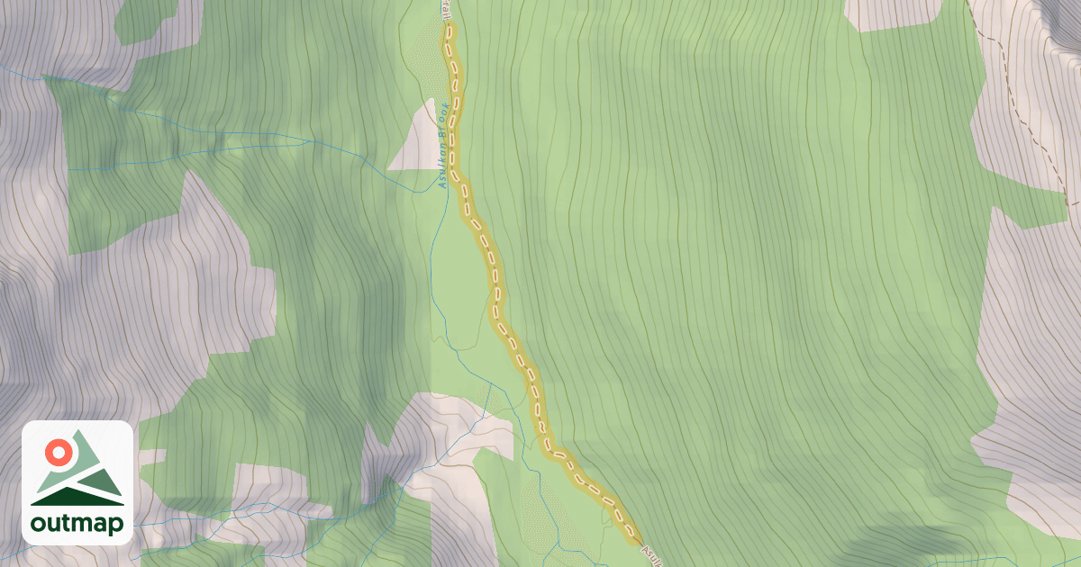 Map of Asulkan Valley Trail