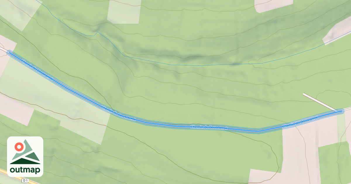 Map of Chemin du Bouscarrot