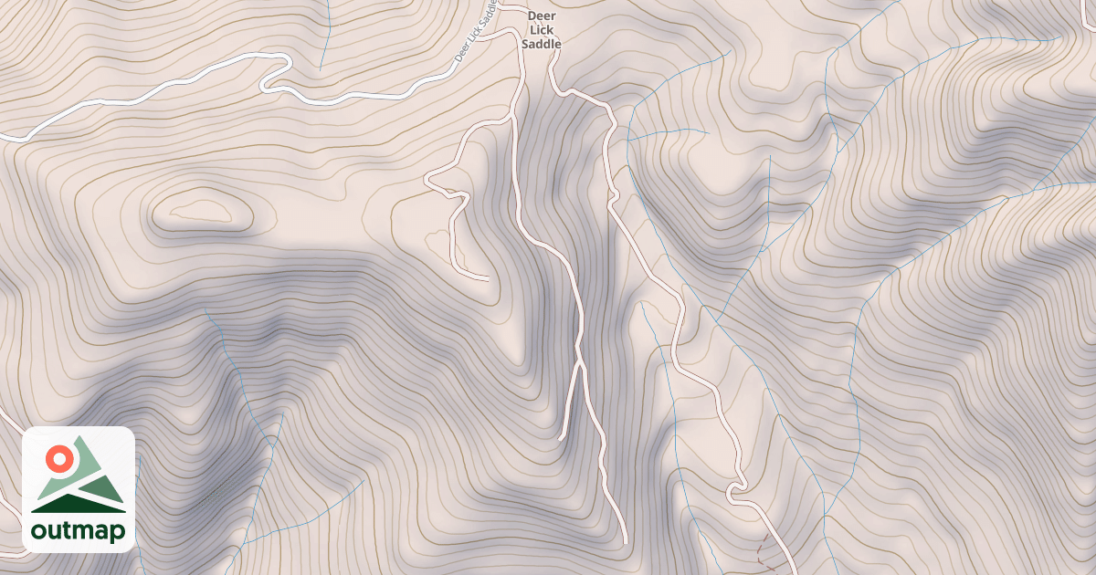 Map of DEER LICK SADDLE