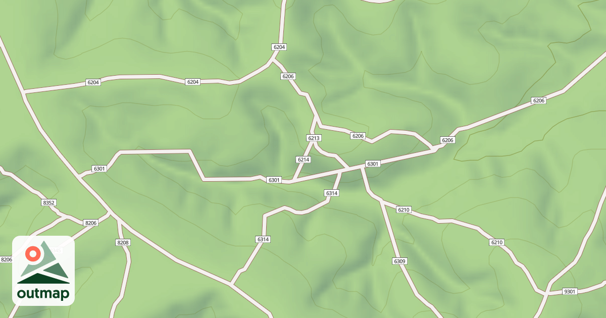 Map of USFS Motor Vehicle Use Map Trails 19088