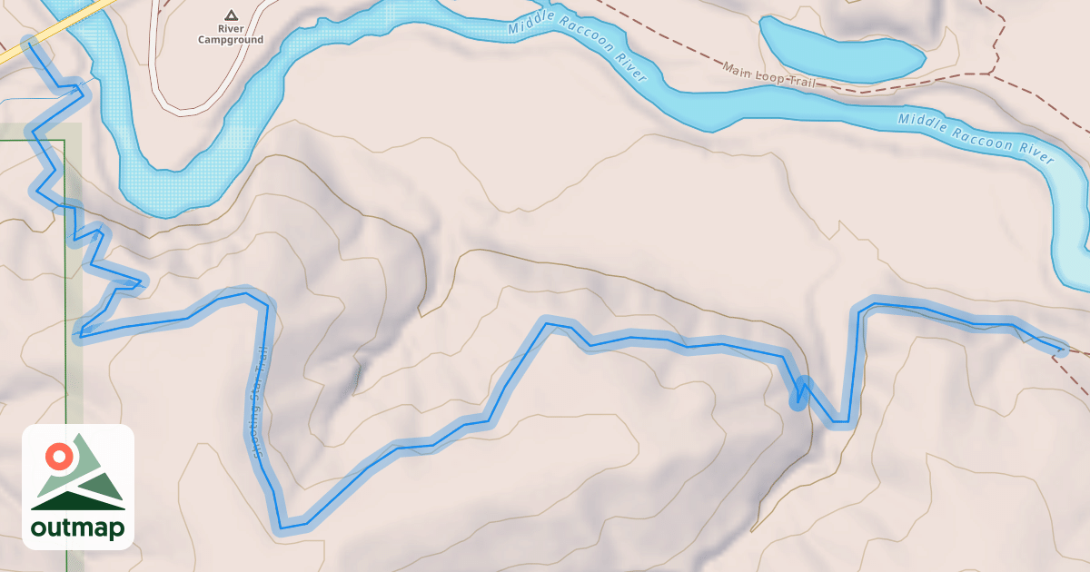 Map of Shooting Star Trail