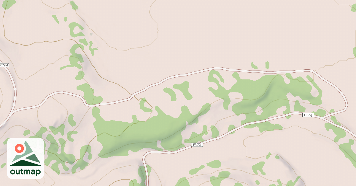 Map of DUCK LAKE TS.