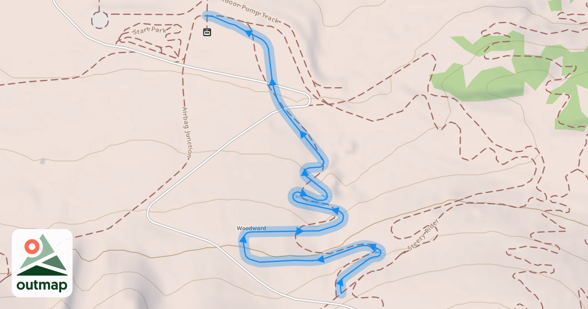 Map of Lower Parley's Way