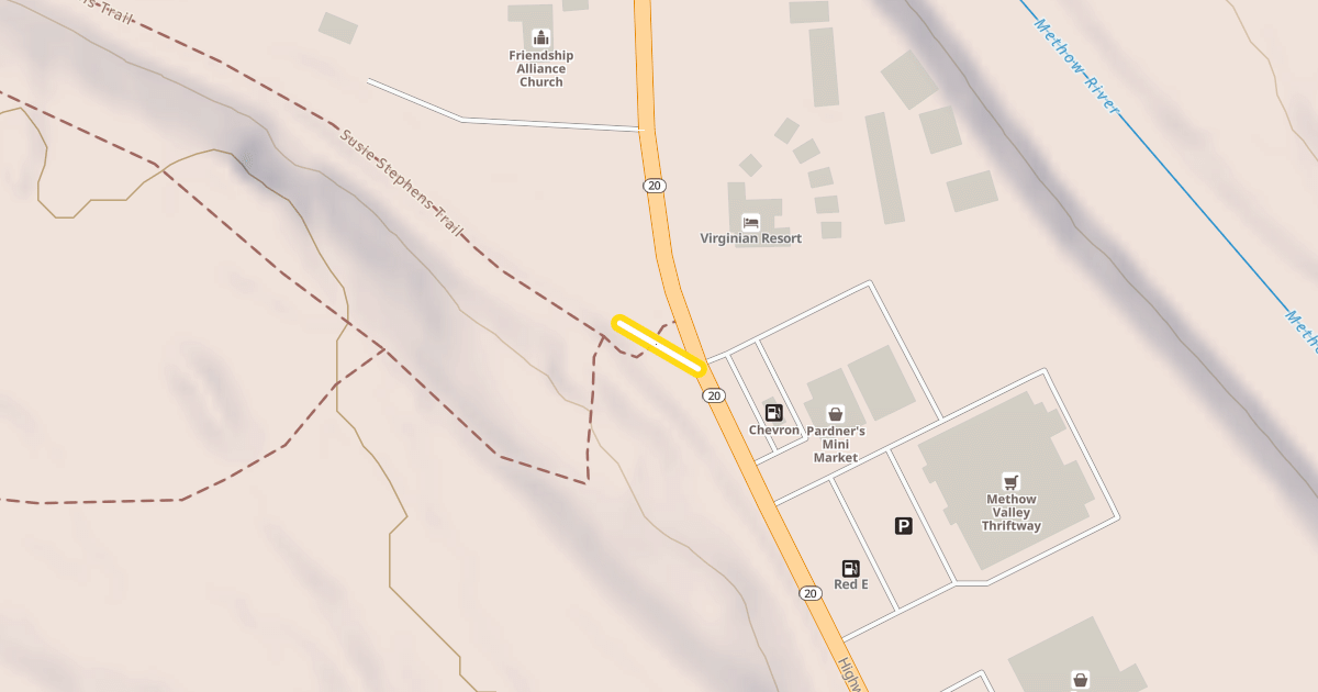 Map preview of Susie Stephens Trail