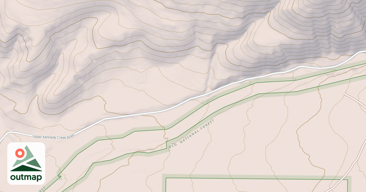 Map of KENNEDY CREEK