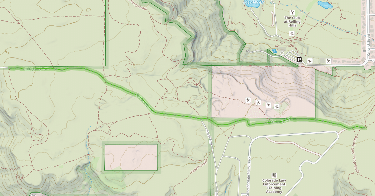 Map preview of Old Quarry Trail