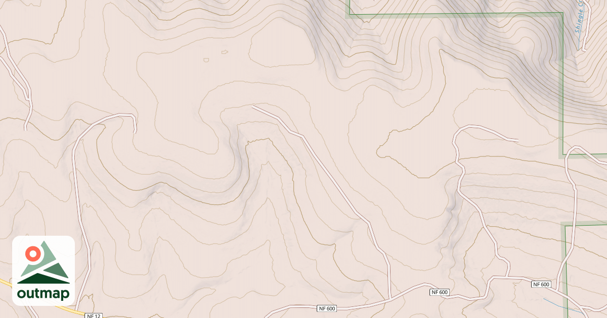 Map of USFS National Forest System Roads {A9B238BE-D3AC-482A-8CE1-3ACD9C94F8B7}