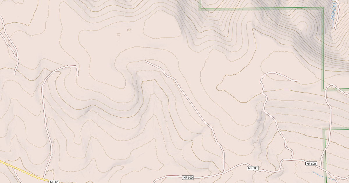 Map preview of USFS National Forest System Roads {A9B238BE-D3AC-482A-8CE1-3ACD9C94F8B7}