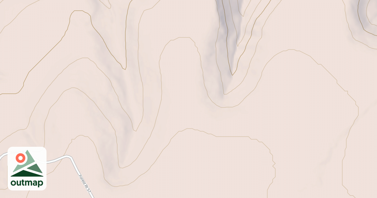 Map of USFS National Forest System Roads {AE7F4958-C9FB-4DC7-ADCE-A711405B8793}