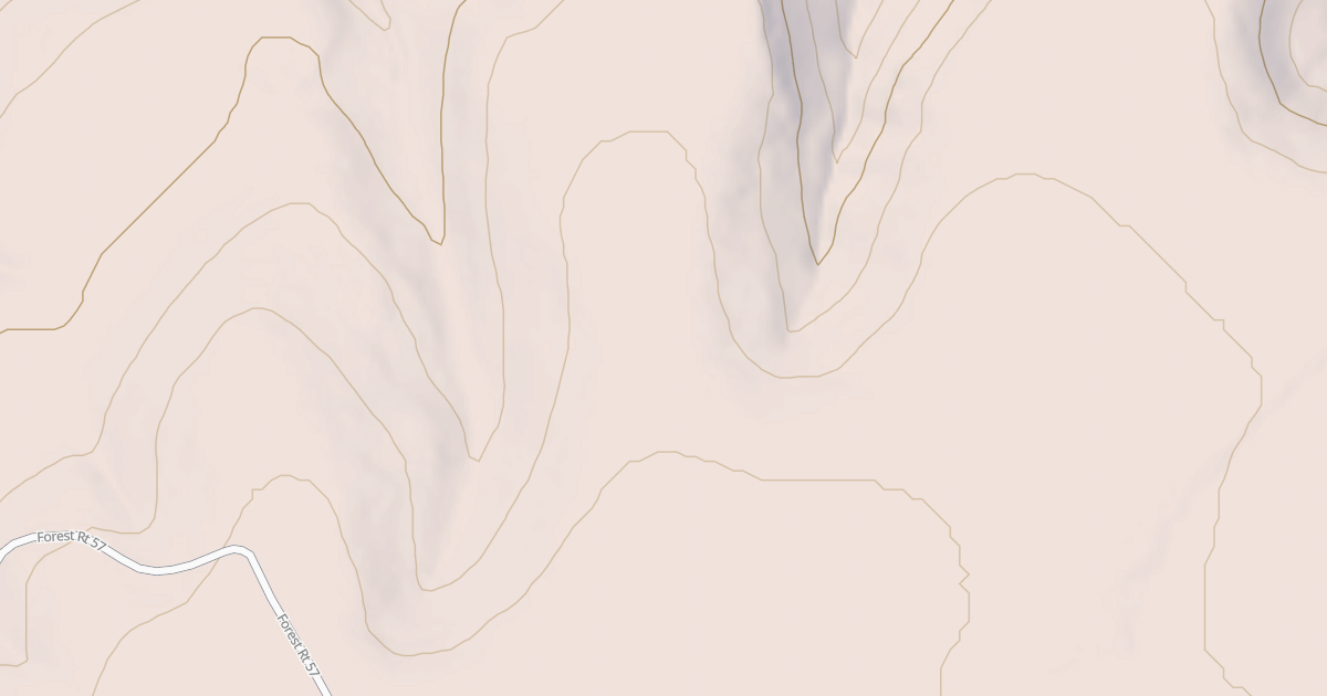 Map preview of USFS National Forest System Roads {AE7F4958-C9FB-4DC7-ADCE-A711405B8793}