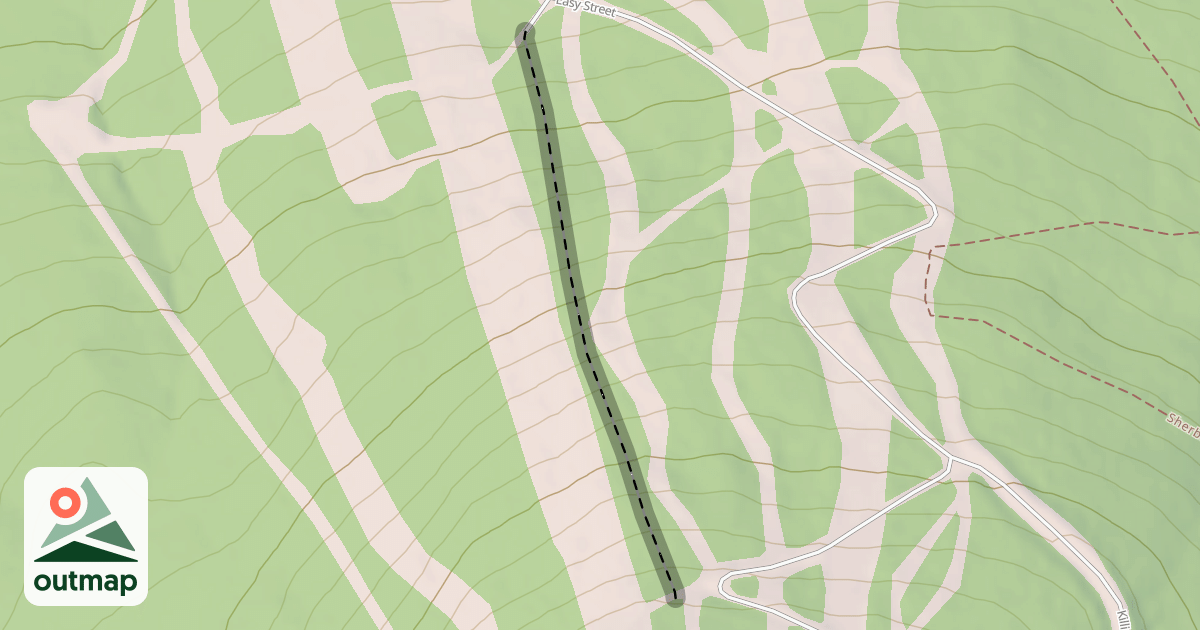 Map of Upper Pike Glade