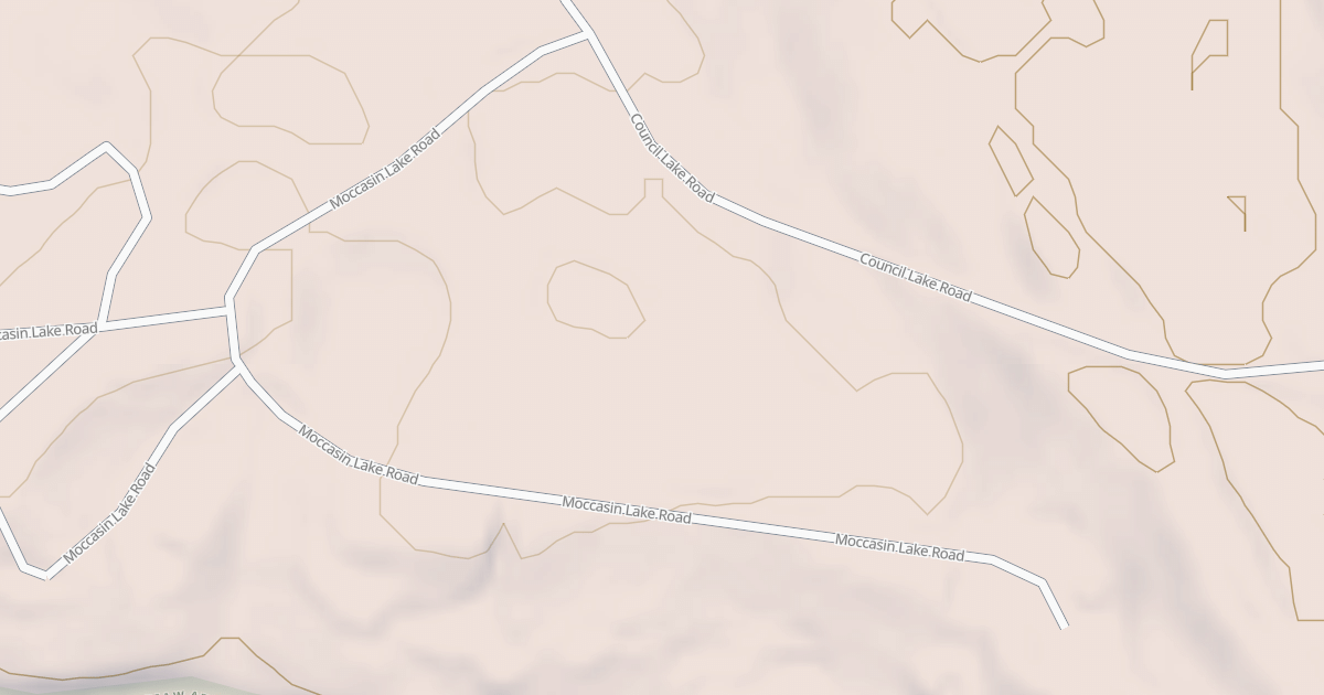Map preview of MOCCASIN LAKE