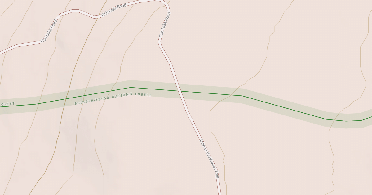 Map preview of Fish Lake Mountain 4wd