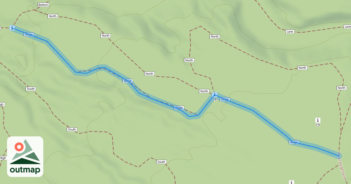 Map of Basswood Ridge