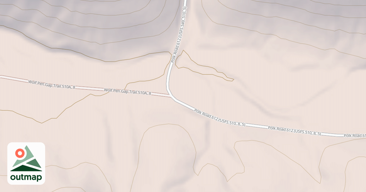 Map of USFS National Forest System Roads {474A67E5-250A-4479-9DF5-146C3607E84B}