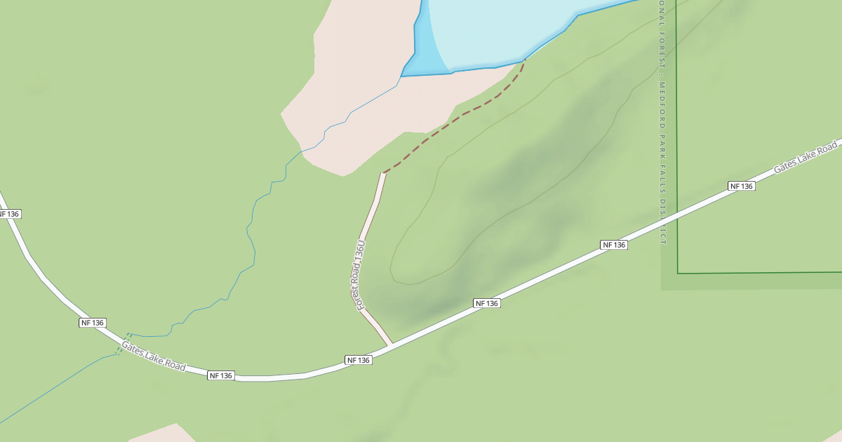 Map preview of FR 136U