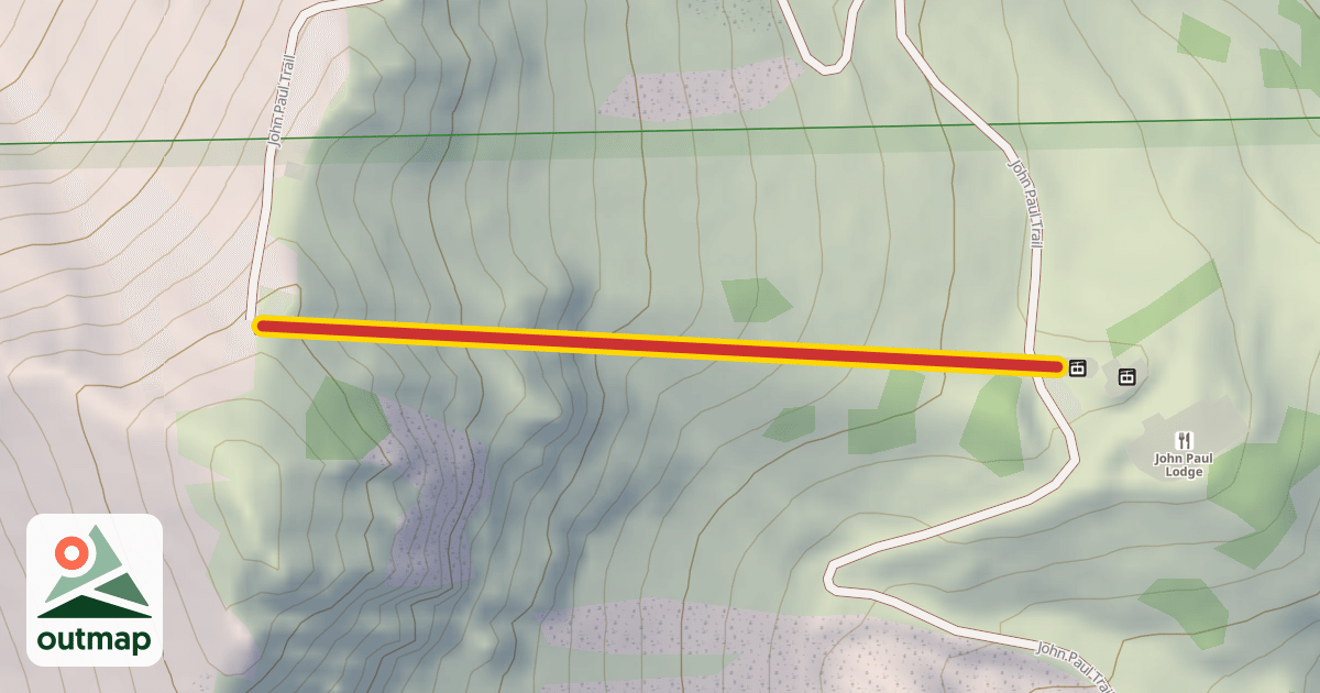 Map of Allen Peak Tram