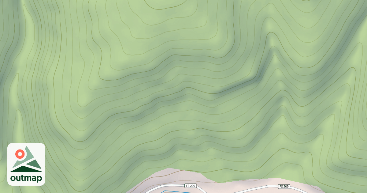 Map of Bumblebee Ridge