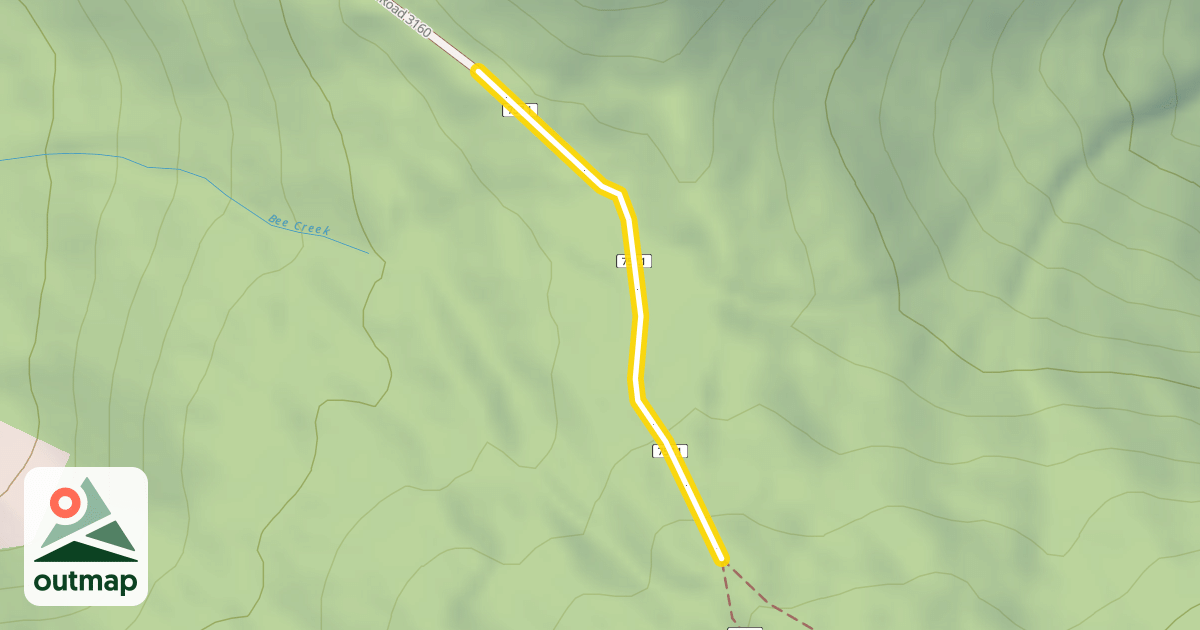 Map of Church Lake Trail